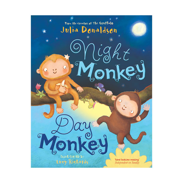 Pictory - Night Monkey Day Monkey (Paperback & CD)