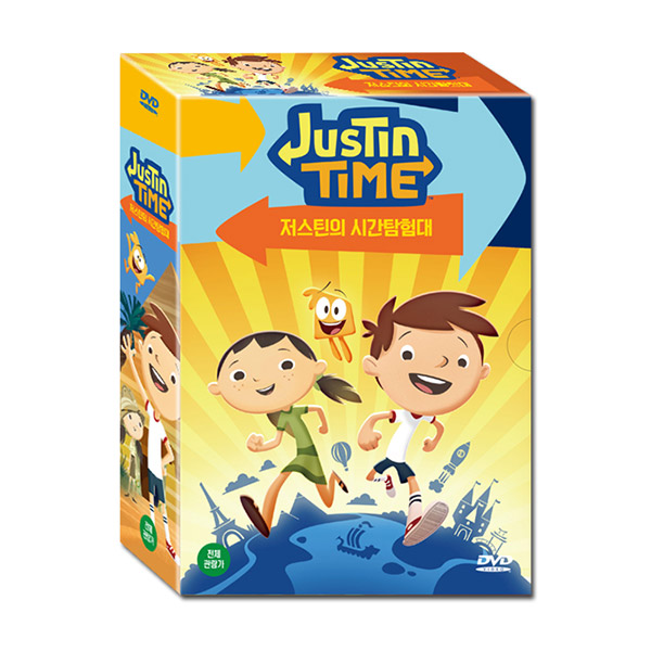 [DVD] 저스틴의 시간탐험대 Justin Time 7종 세트 우리 아이가 처음 만나는 세계사 쉽고 재미있게!