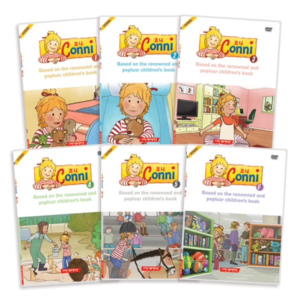 [DVD] �ڴ�(Conni) ���ƿ��� DVD 1�� 6�� ��Ʈ (���Ѵ뺻 ����)