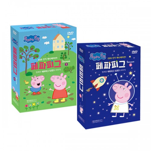 [DVD] Peppa Pig Ǳ 1+2 20Ʈ (ƿ,̿)