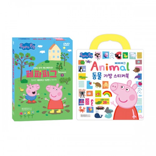 [DVD] Peppa Pig Ǳ 1 10Ʈ+Ǳ   ƼĿ Ʈ (ƿ, ̿)
