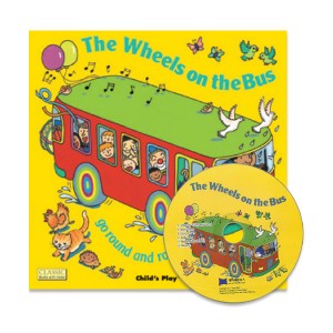 노부영 마더구스 세이펜 Wheels on the Bus Go Round and Round ( Paperback & CD)