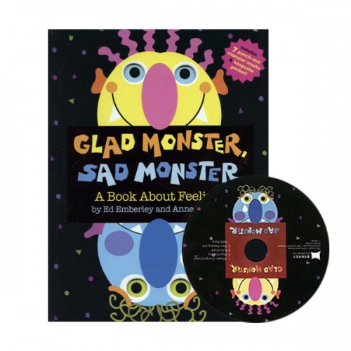  Glad Monster, Sad Monster (Hardcover & CD)