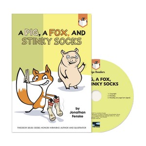 [Bridge 09]  A Pig, A Fox, and Stinky Socks (Paperback & CD)(QR)