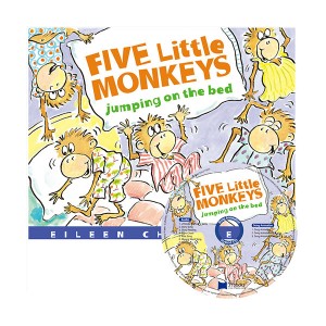노부영 송 애니메이션 세이펜 Five Little Monkeys Jumping on the Bed (Paperback & Hybrid Cd)