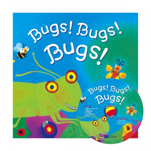 노부영 송 애니메이션 세이펜 Bugs! Bugs! Bugs! (Paperback & Hybrid CD)