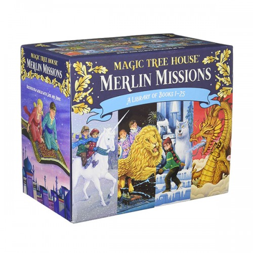 Magic tree House Merlin Missions #01-25 éͺ Box Set (Paperback) (CD)