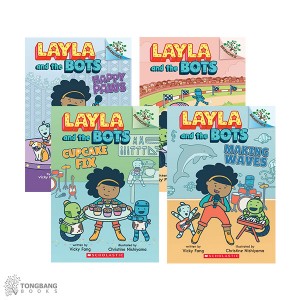  Layla and The Bots 챕터북 4종 세트 (Paperback) (CD없음)