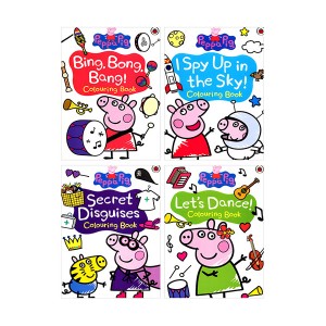 Peppa Pig Colouring - 4 Books Set