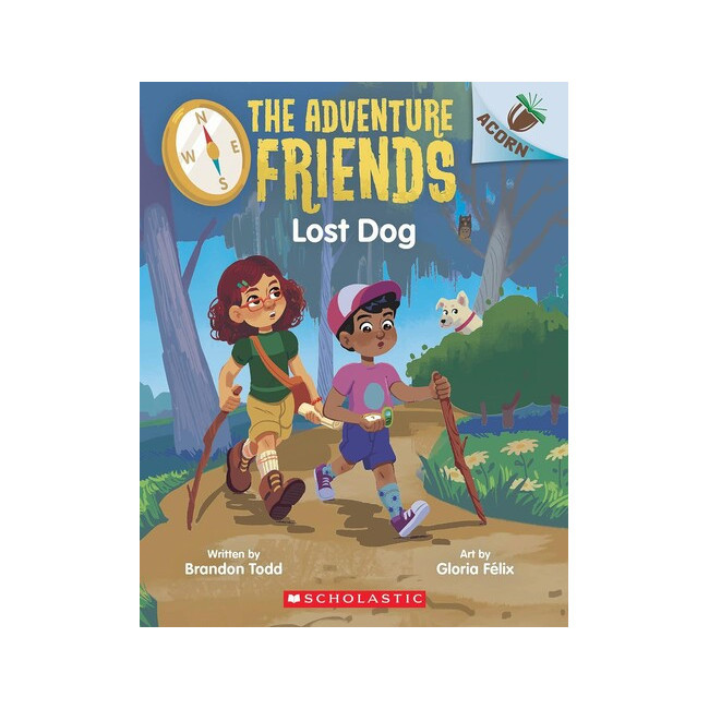 The Adventure Friends #2: Lost Dog (An Acorn Book) (Paperback+CD, ̱)