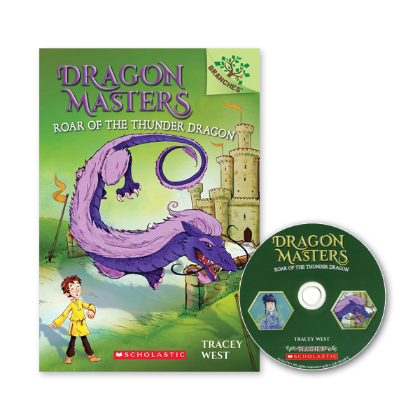   Dragon Masters #08 : Roar of the Thunder Dragon (with CD & Storyplus QR) New