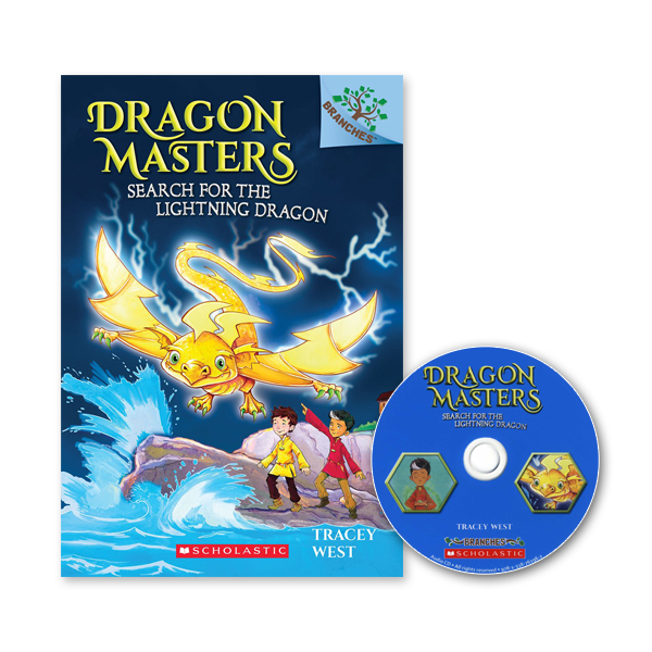   Dragon Masters #07 : Search for the Lightning Dragon (with CD & Storyplus QR) New