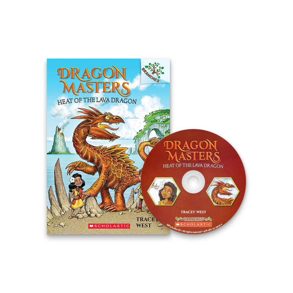   Dragon Masters #18 : Heat of the Lava Dragon (with CD & Storyplus QR)