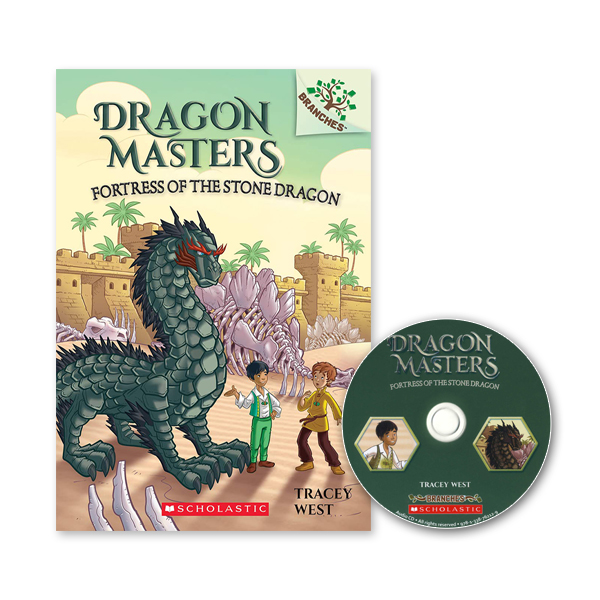   Dragon Masters #17 : Fortress of the Stone Dragon (with CD & Storyplus QR) New