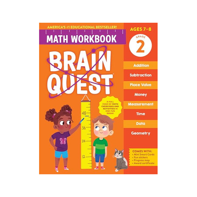 [�ĺ�:A��]Brain Quest Math Workbook: 2nd Grade
