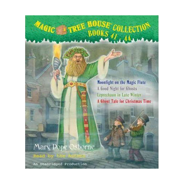 [ĺ:ƯA] Magic Tree House Collection, Books 41-44 : Moonlight on the Magic Flute/A Good Night for Ghosts/Leprechaun in Late Winter/A Ghost Tale for Christmas Time