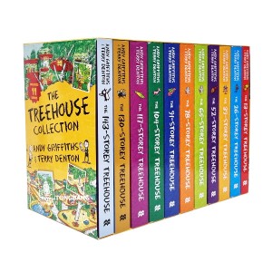 [ƯƮĺ:B(65-STOREY,׿   ó)]  13-143 : The 13-143 Storey Treehouse 11 Books Boxed Set (Paperback, ) (CD)