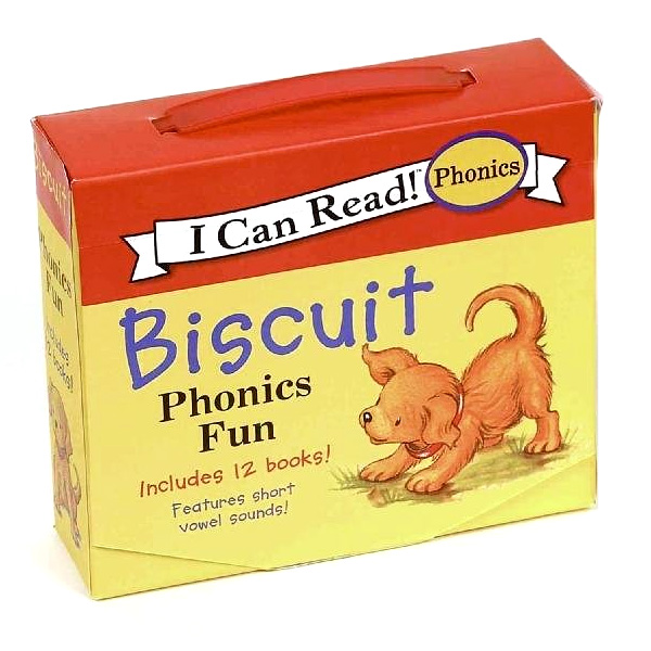 [�ĺ�:B��(�ڽ� �� ���� �� �� ���� #6��)] I Can Read Phonics : Biscuit Phonics Fun 12 book Box Set