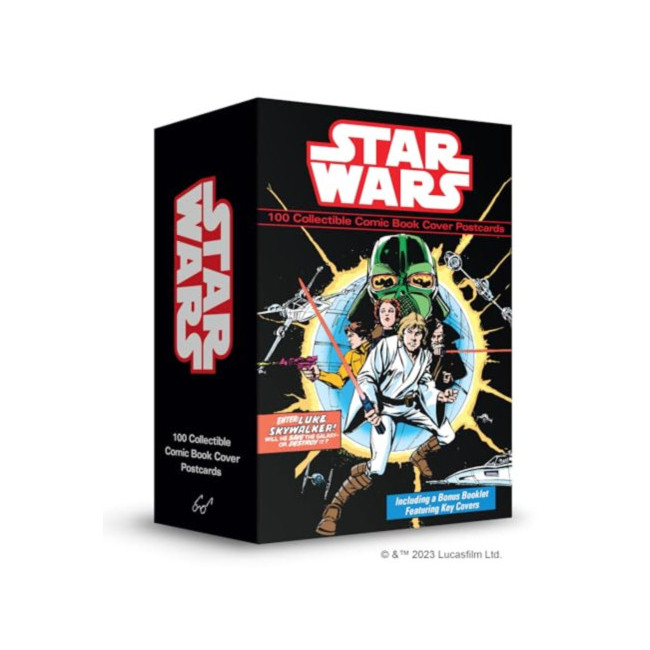 Star Wars 100 Collectible Comic Book Cover Postcards 