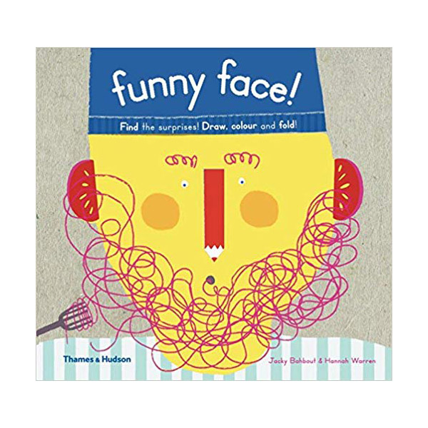 [특가] Funny Face!: Find the surprises! Draw, color and fold! (Hardcover, 영국판)