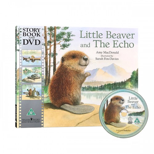[특가] Little Beaver And The Echo : 꼬마 비버와 메아리 (Paperback + DVD, 영국판)