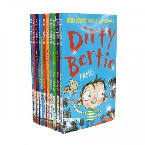 [특가세트] Dirty Bertie 시리즈 3 : 챕터북 10종 세트 (Paperback, 영국판) (CD없음)