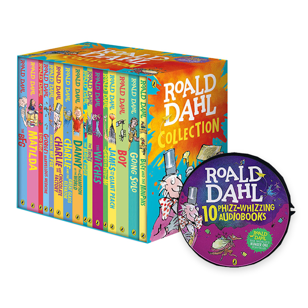 [특가세트] Roald Dahl : 로알드 달 16종 박스 세트 & Audio CD 10종 세트 (Paperback, 16권, Audio CD, 29장, 영국판)