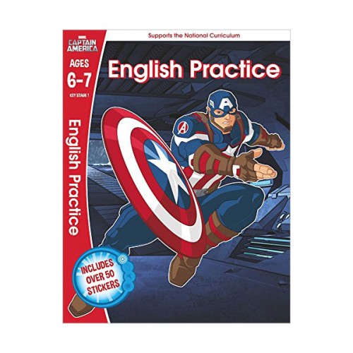 [특가] Captain America : English Practice Ages 6-7 (Paperback, 영국판)