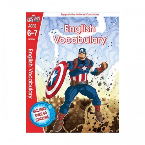 Captain America : English Vocabulary, Ages 6-7