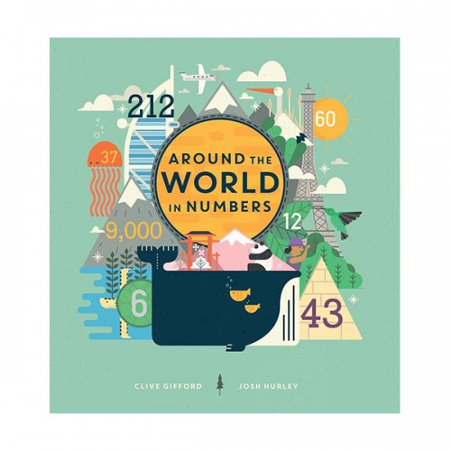 [Ư] Around the World in Numbers (Hardcover)