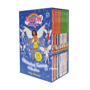 [특가세트] Rainbow Magic Glittering Fairies Collection - 14 Book Slipcase (Paperback, 영국판)(CD없음)