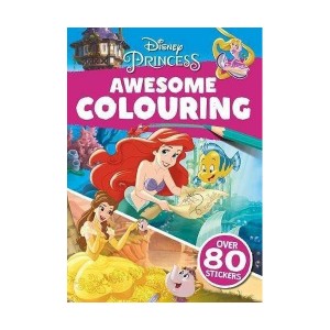 [특가] Disney Princess  Awesome Colouring (Paeprback, 영국판)