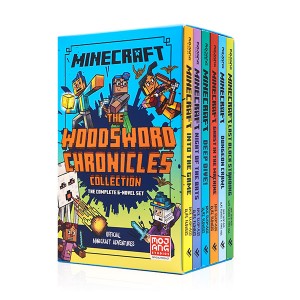 [특가세트]Minecraft Woodsword Chronicles 6 Book Slipcase (Paperback, 6종, 영국판)(CD없음)