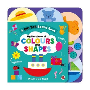 [특가] Big Tab World : Shapes and Colours(Board book, 영국판)