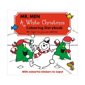 [Ư] Mr Men A White Christmas Colouring Storybook (Paperback, )