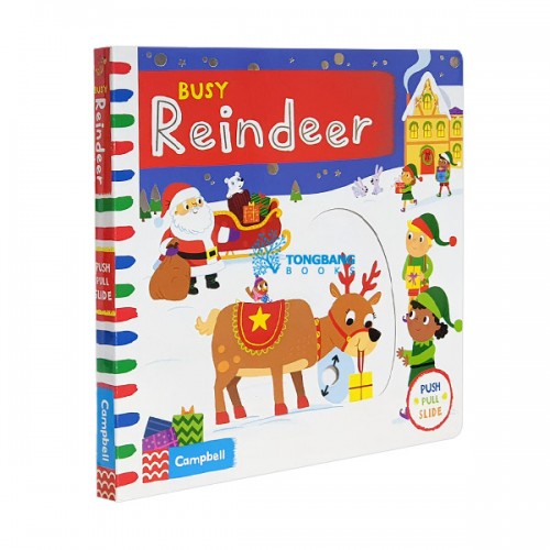 [Ư] Busy Books Series : Busy Reindeer (Board book, )