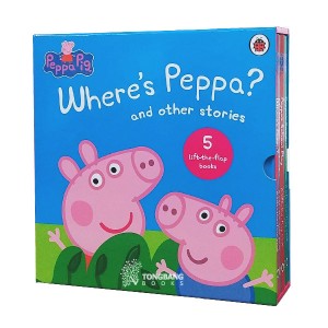 [특가세트] Peppa Pig : Where's Peppa And Other Stories - 5종 픽쳐북 Box Set (Hardcover, 영국판) (CD없음)