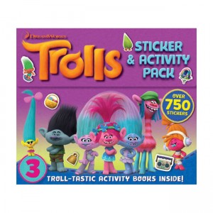 Trolls Glitter Sticker & Activity Wallet