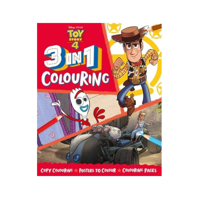 Disney Pixar Toy Story 4: 3-In-1 Colouring