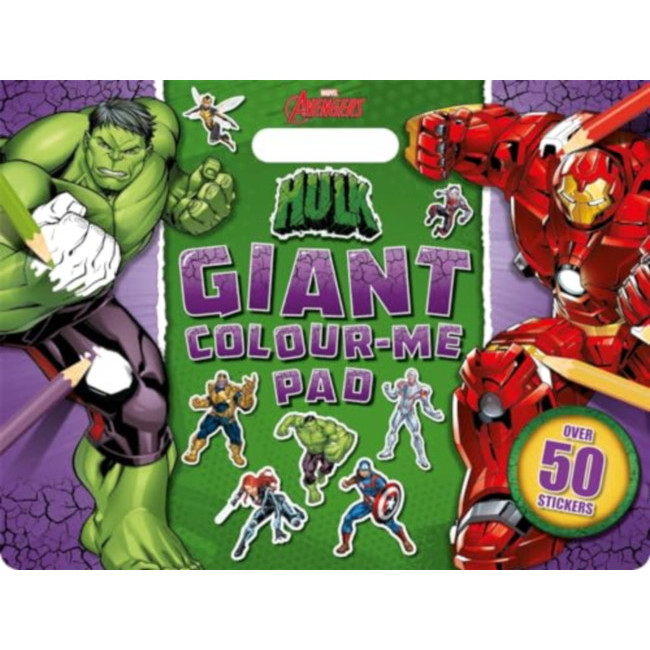 Marvel Avengers Hulk: Giant Colour Me Pad