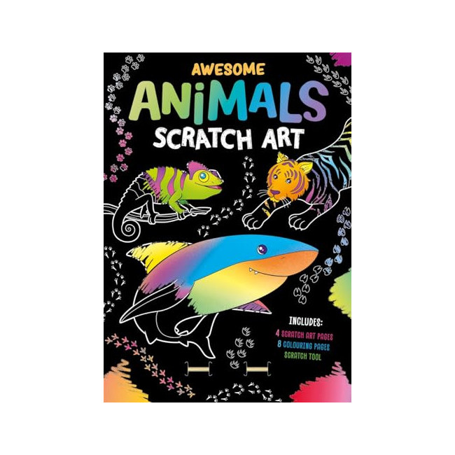 Awesome Animals Scratch Art 