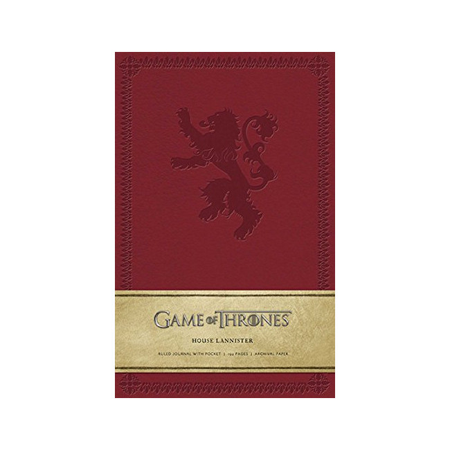 Game of Thrones: House Lannister Hardcover Ruled Journal (Large)
