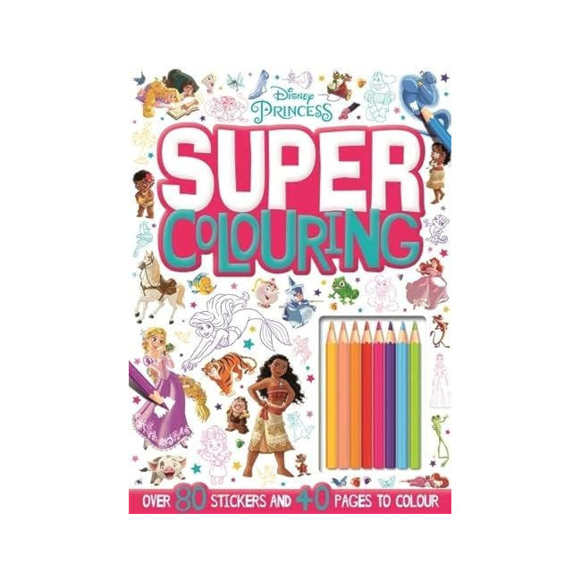 Disney Princess Mixed: Super Colouring