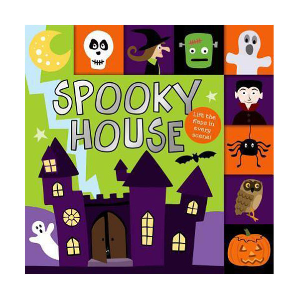 Lift-the-Flap Tab: Spooky House (Board book)