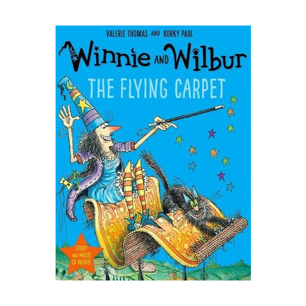 Winnie and Wilbur : The Flying Carpet (Paperback & CD)