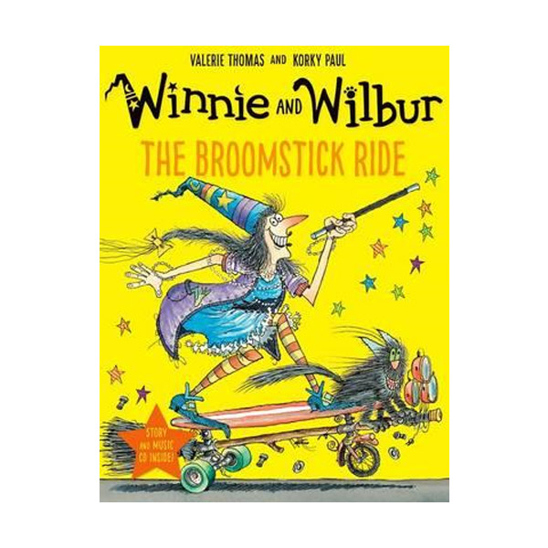 Winnie and Wilbur: The Broomstick Ride (Paperback & CD, )