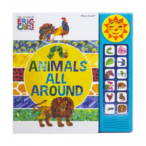 Eric Carle Animals All Around : Mini Deluxe Custom Frame (Hardcover, Sound Book)