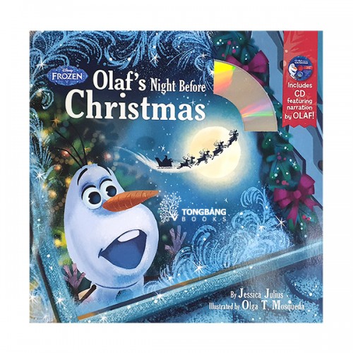 Disney Frozen : Olaf's Night Before Christmas (Paperback+CD)