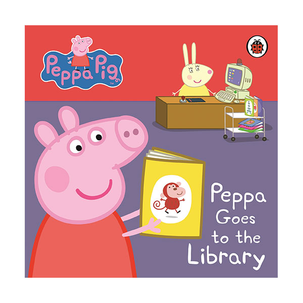 Peppa Pig : Peppa Goes to the Library : My First Storybook (Board book,영국판)