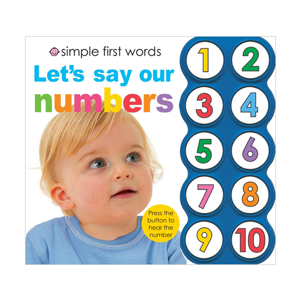 Simple First Words Let's Say Our Numbers